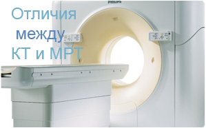 Отличия между КТ и МРТ
